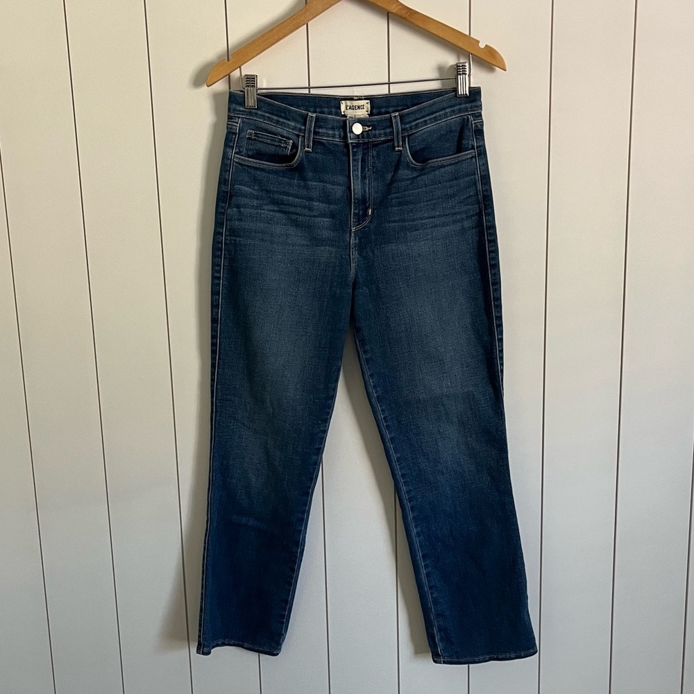 L’Agence Alexia High Rise Crop Cigarette Jeans Byers